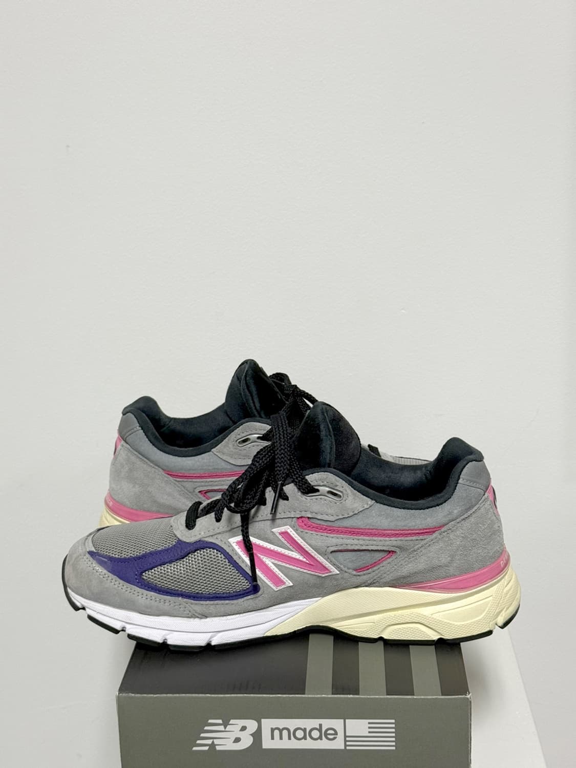 [280] 뉴발란스 x KITH 키스 990v4 그레이 상품이미지6