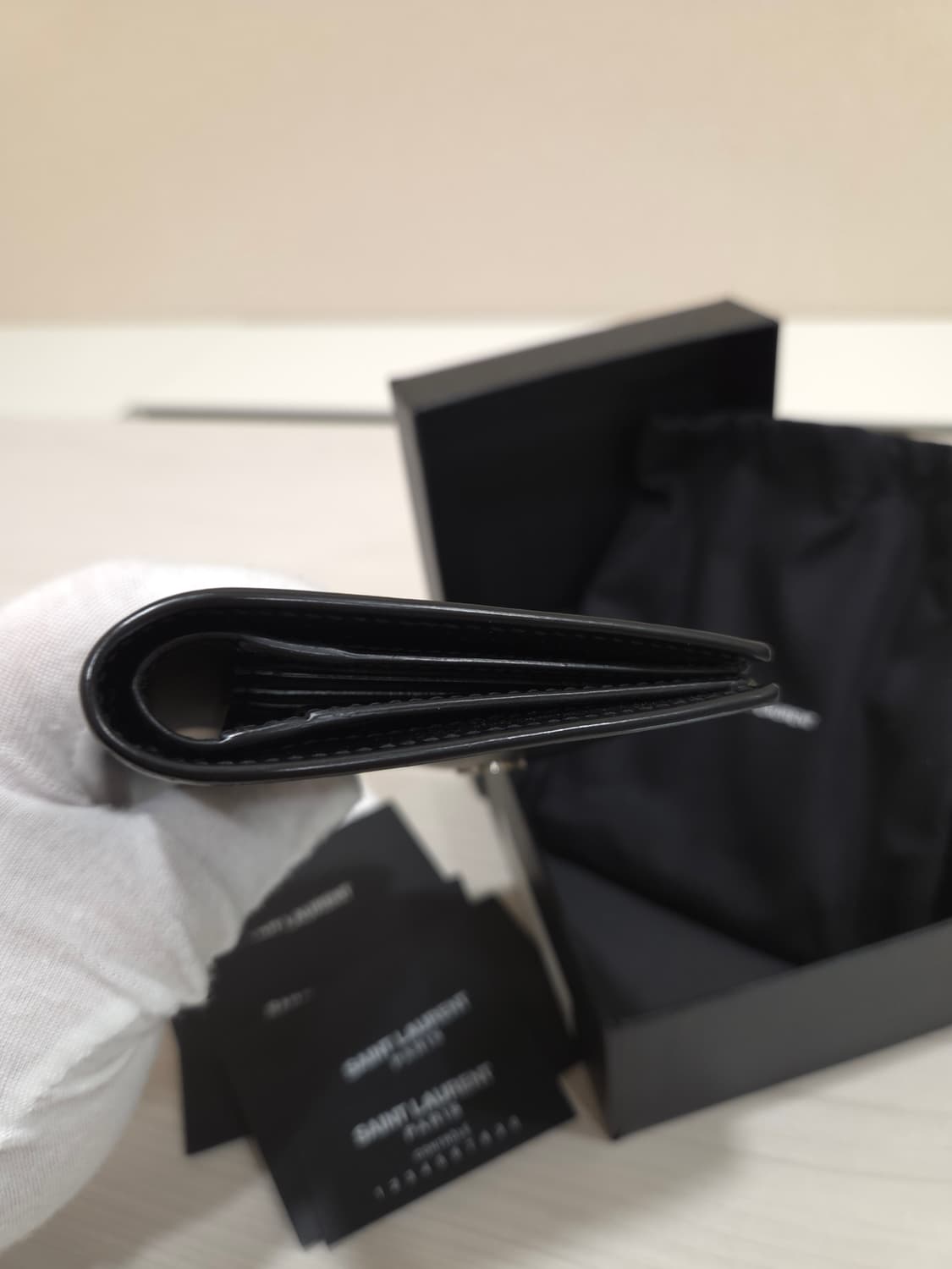 생로랑 타이니 YSL 카드지갑 오거나이저 상품이미지6