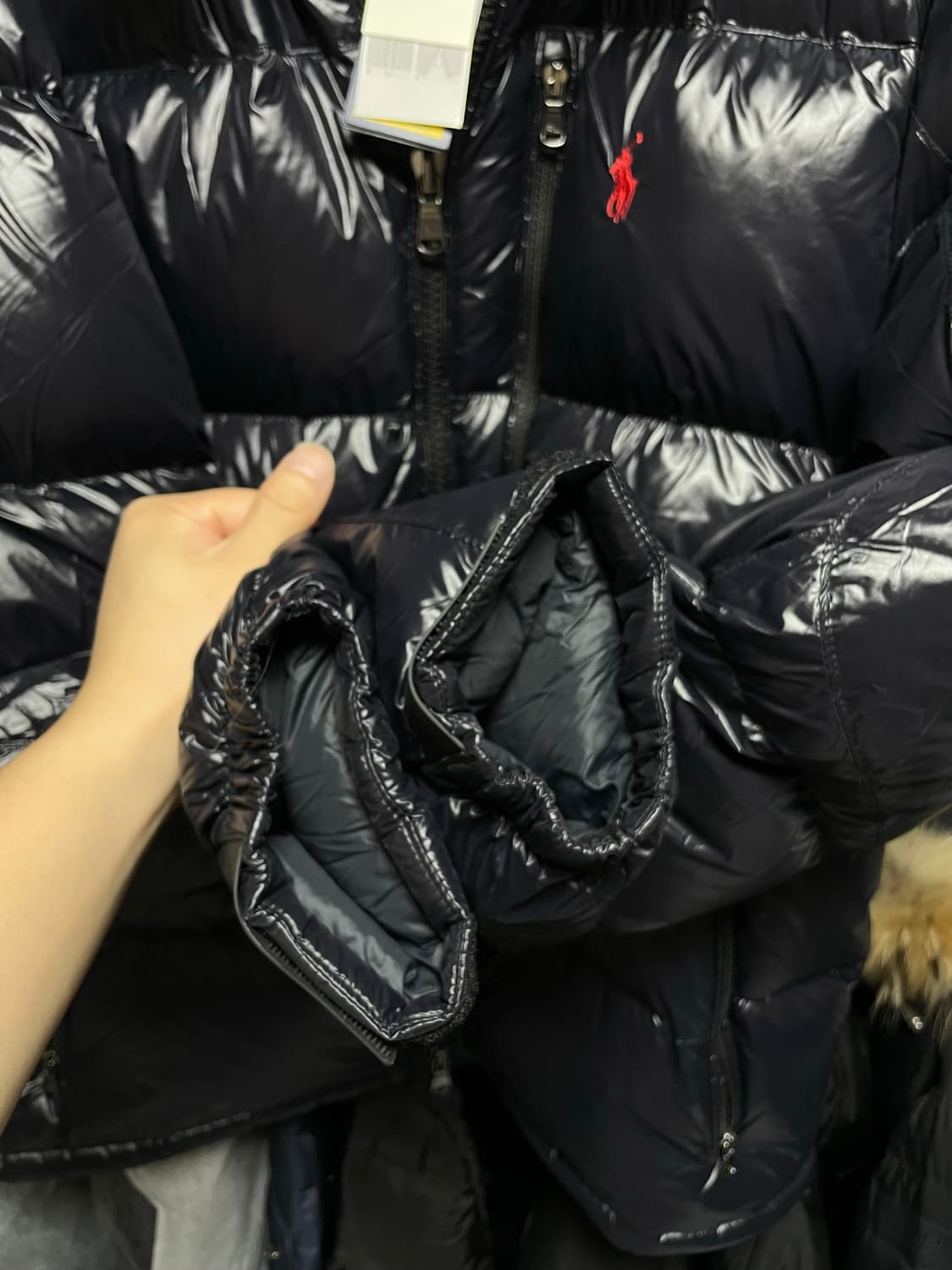 [새상품/XL사이즈] 24FW 폴로랄프로렌 유광 푸퍼 패딩 자켓 상품이미지6