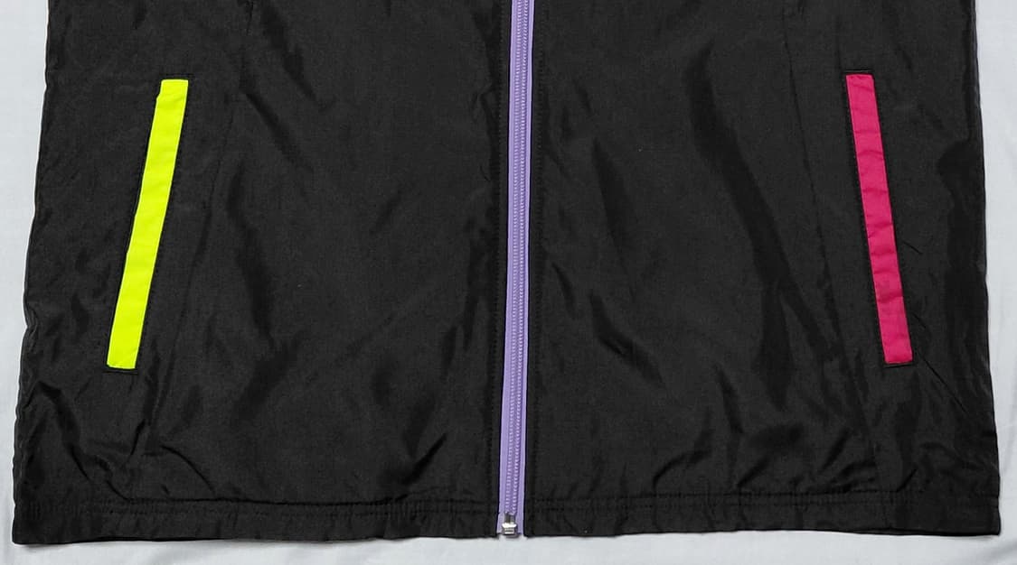 [L] 엄브로 x 데상트 올드스쿨 네온 컬러 블록 바람막이 상품이미지3