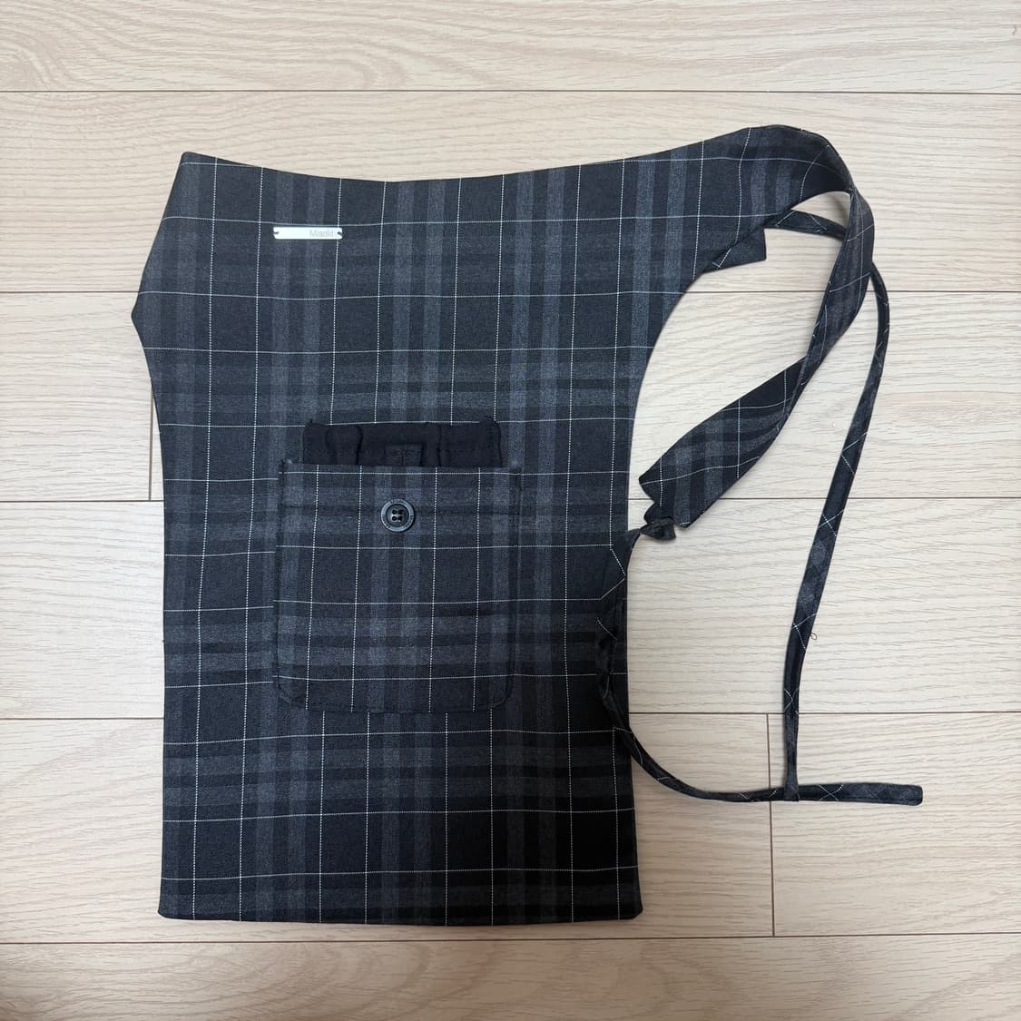 미세키서울 포켓 레이어드 체크 스커트 (블랙) 상품이미지4