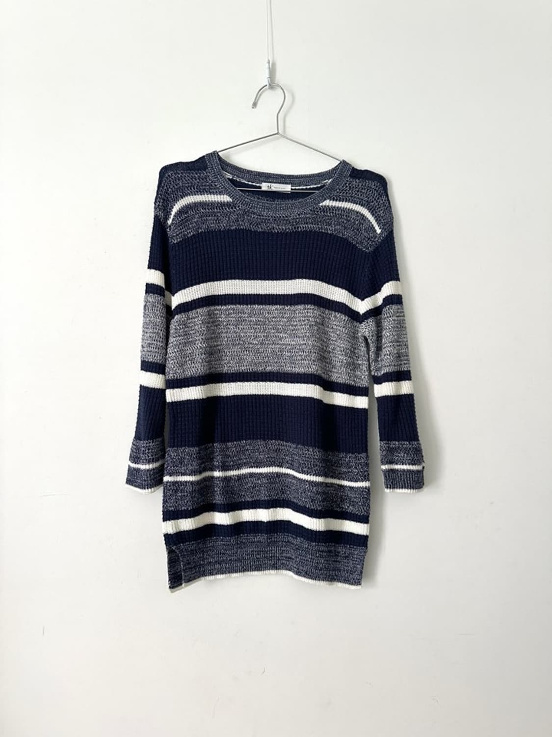 TAKEO KIKUCHI stripe knit / navy 상품이미지1