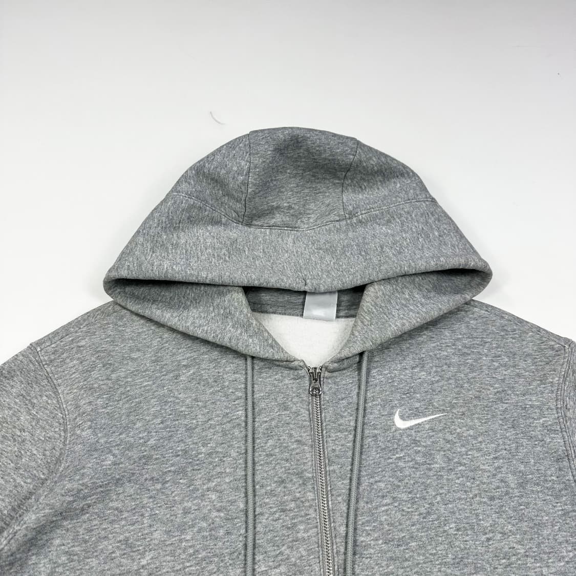 나이키 스우시 오버핏 그레이 후드집업 (S 여성추천) 상품이미지1