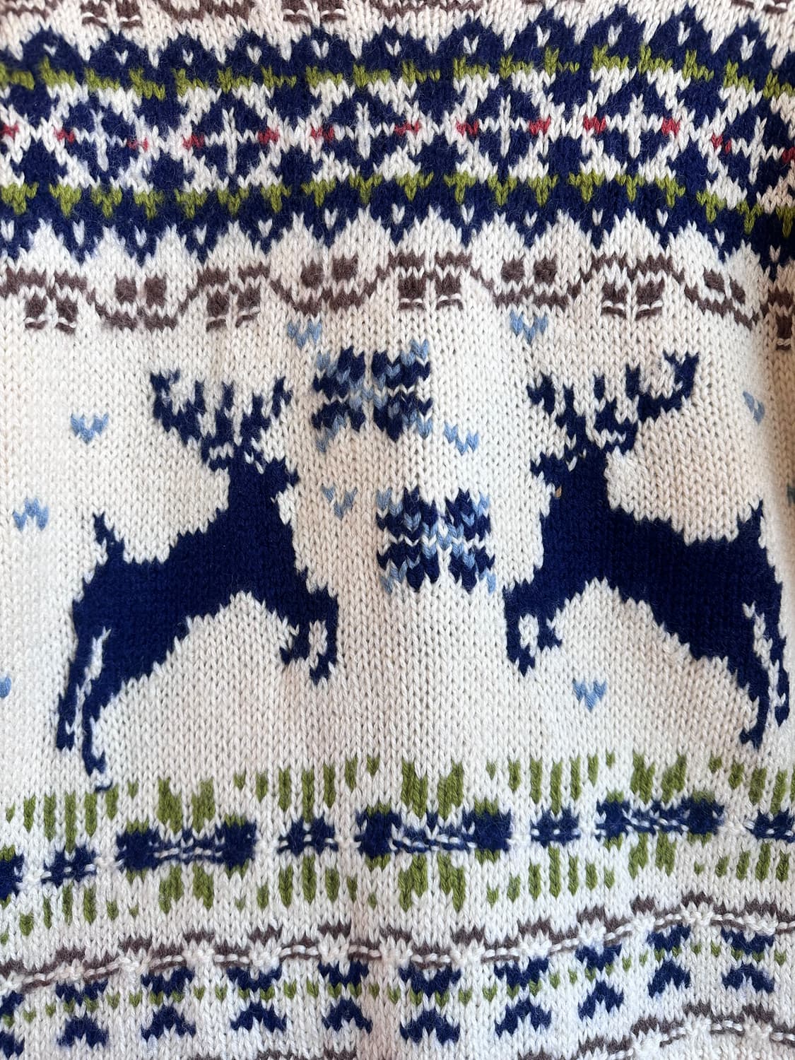 노르딕(Nordic) 사슴 패턴 니트 상품이미지3