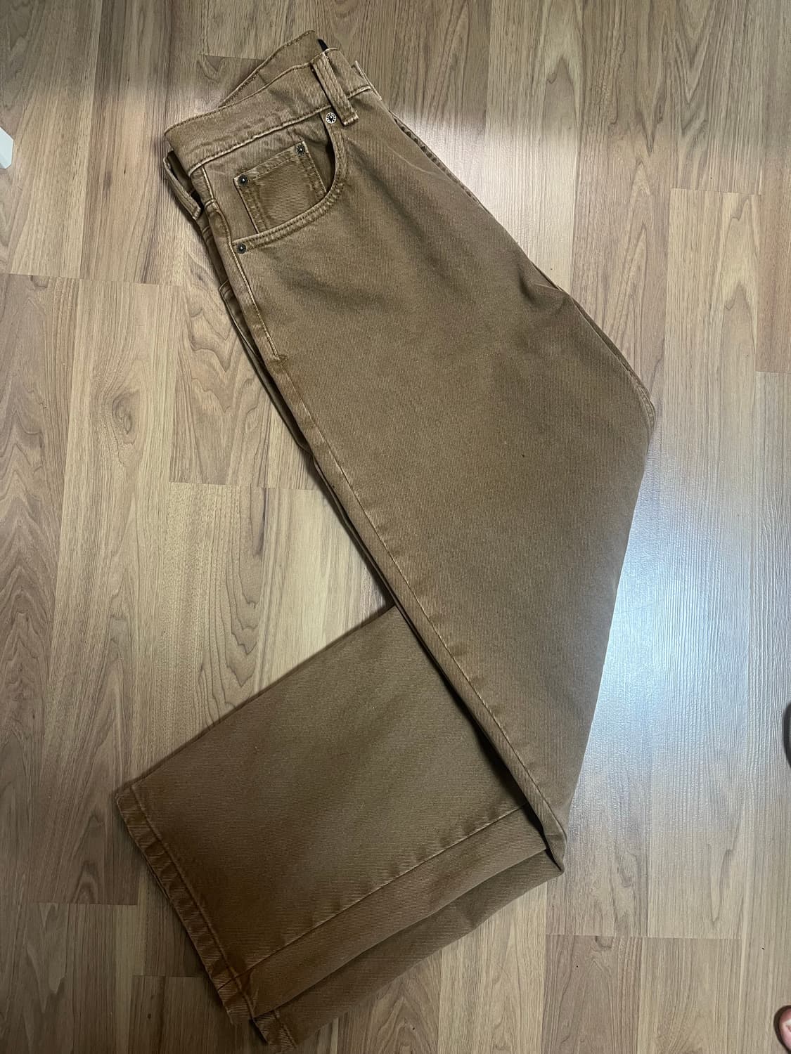 반스 체크-5 배기 데님 팬츠 상품이미지2