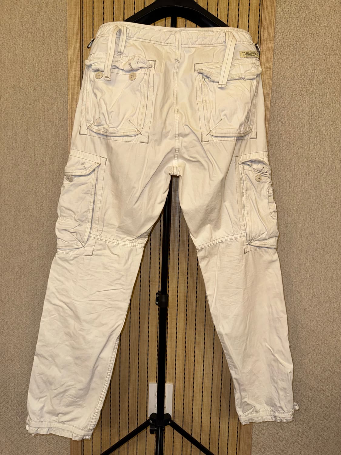 빈티지 폴로 화이트 카고 팬츠 상품이미지2