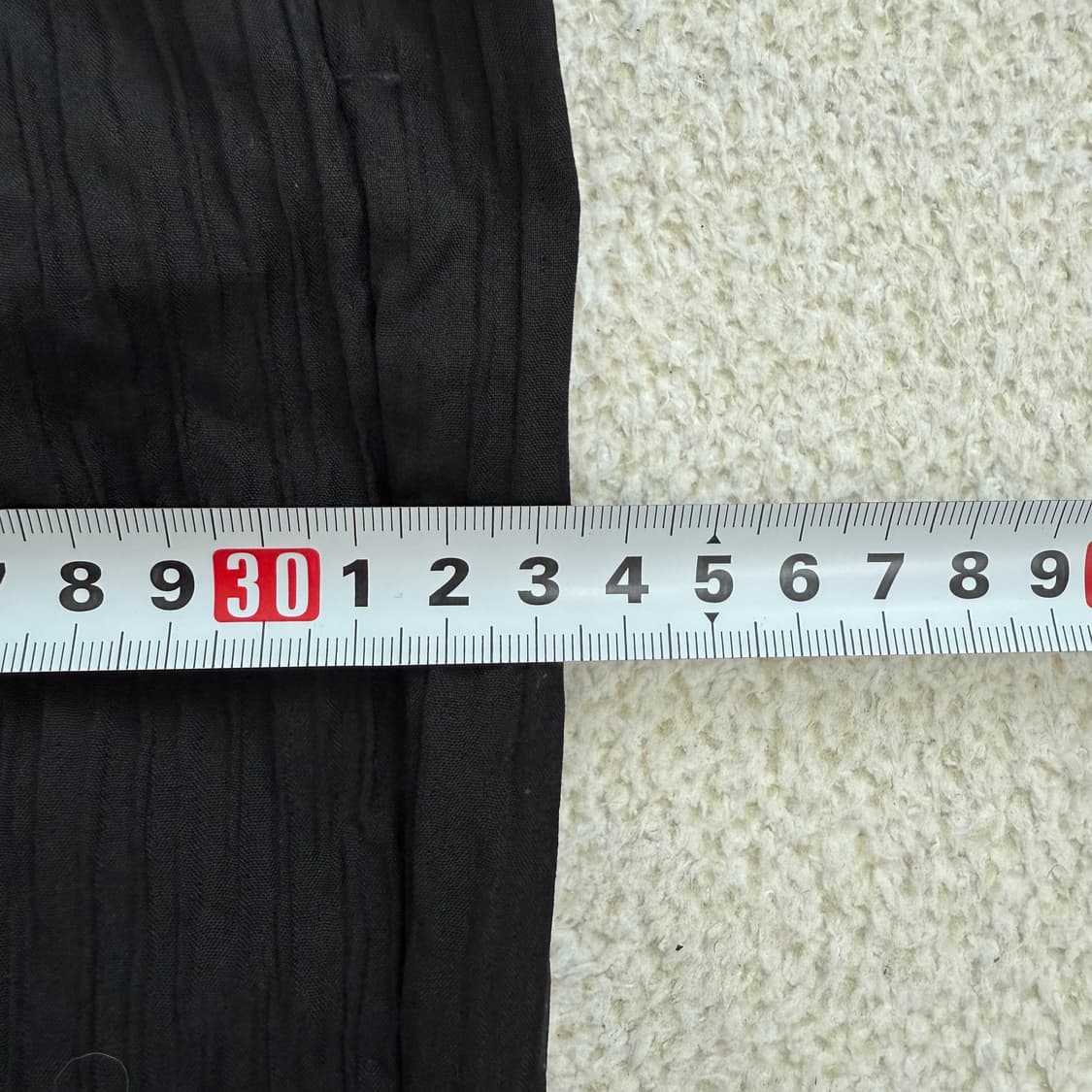 [US S] 자라 남성 백포켓 플리츠 밴딩 팬츠 바지 블랙 3704 상품이미지8