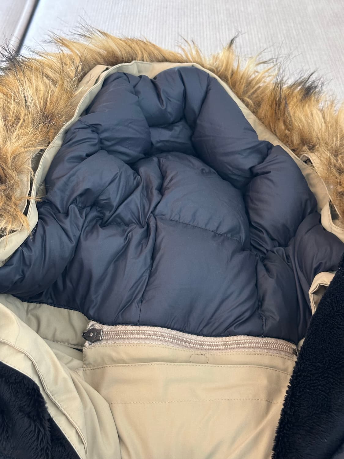 새상품) 센터폴 다운점퍼 110 상품이미지6