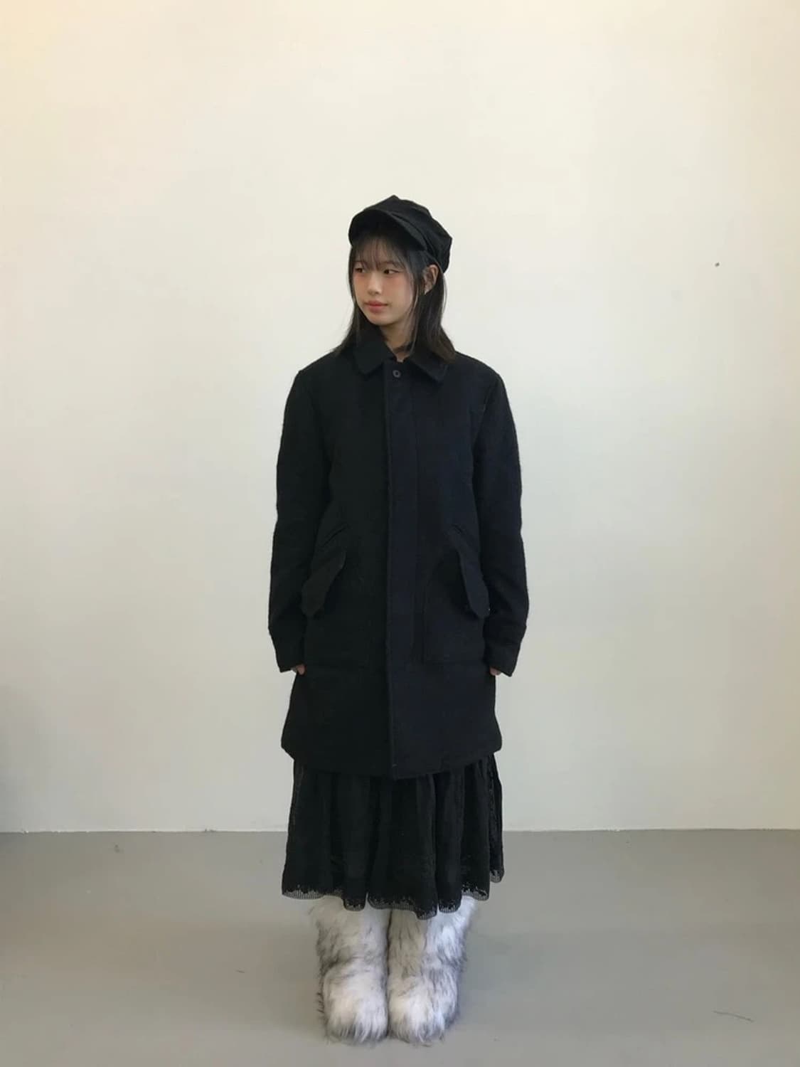 Simplicite Plus Wool Blend Long Coat 상품이미지1
