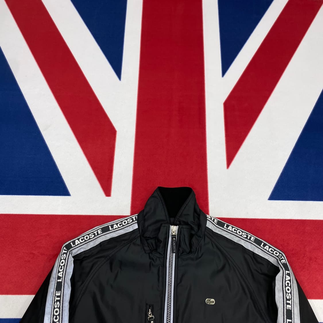 라코스테 스카치사이드라인 올드스쿨자켓 100 실측 105 상품이미지2