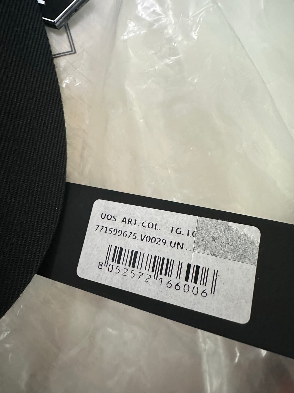 [OS] 스톤 아일랜드 99675 6-패널 캡 블랙 상품이미지6