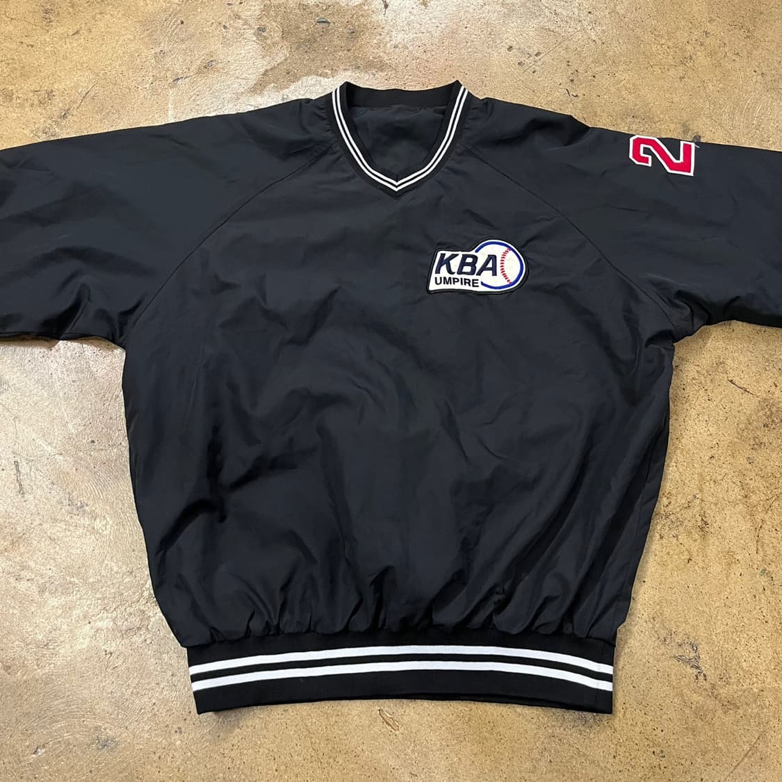 [105] KBA 심판 블랙 바람막이 자켓 b13 상품이미지3