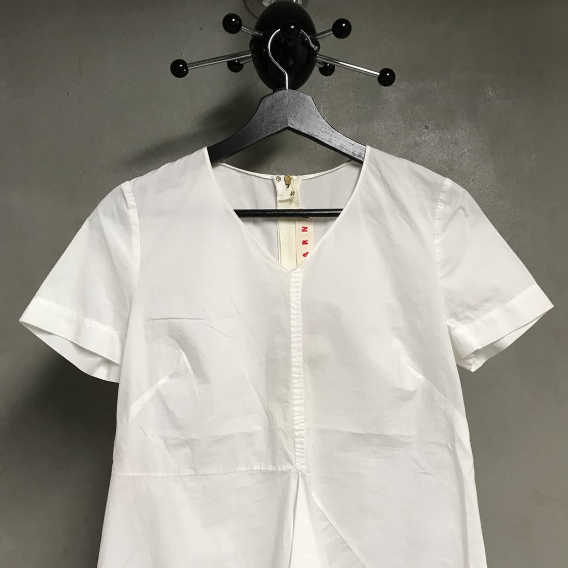 마르니 화이트 반팔 블라우스 38(W) 상품이미지2