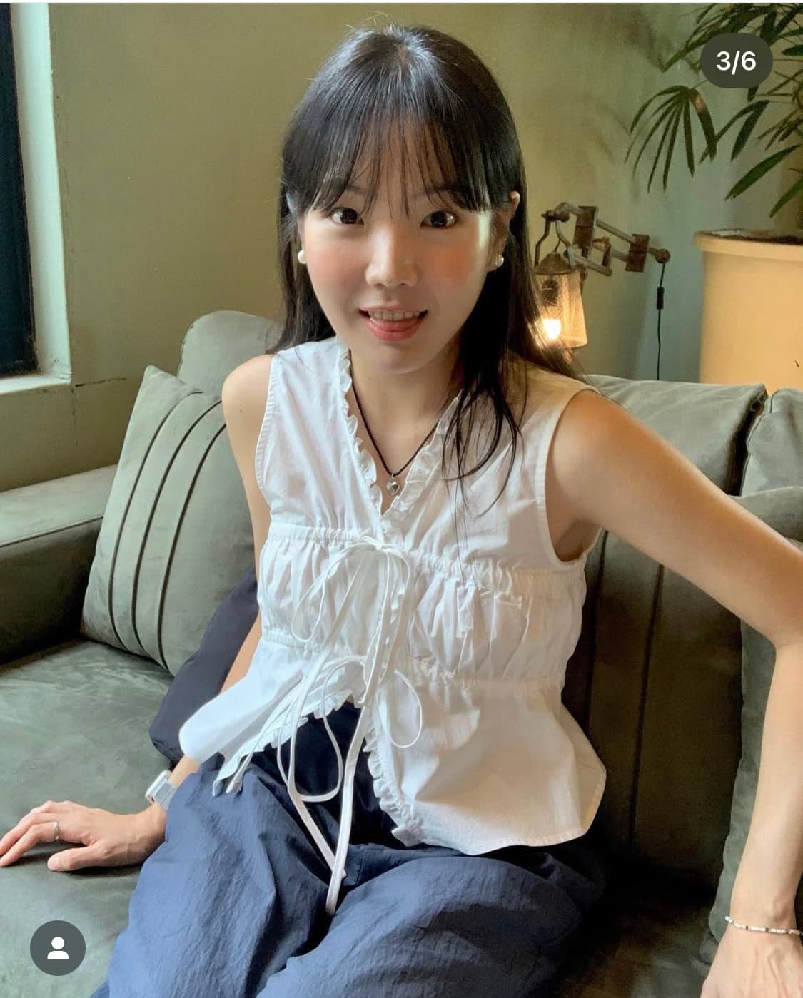 아카이브아토 프릴셔링리본블라우스 상품이미지1