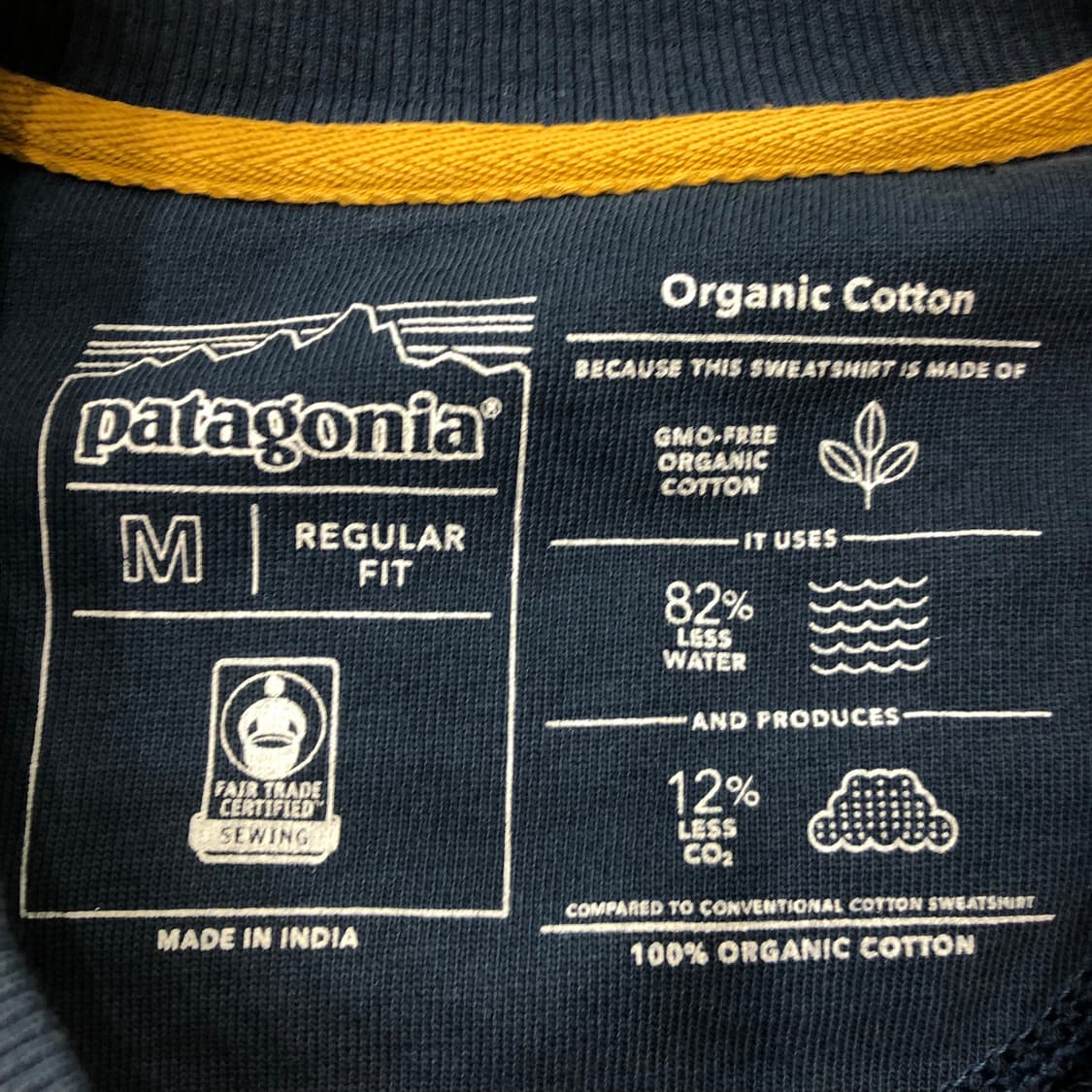 파타고니아 오가닉 코튼 맨투맨 상품이미지4