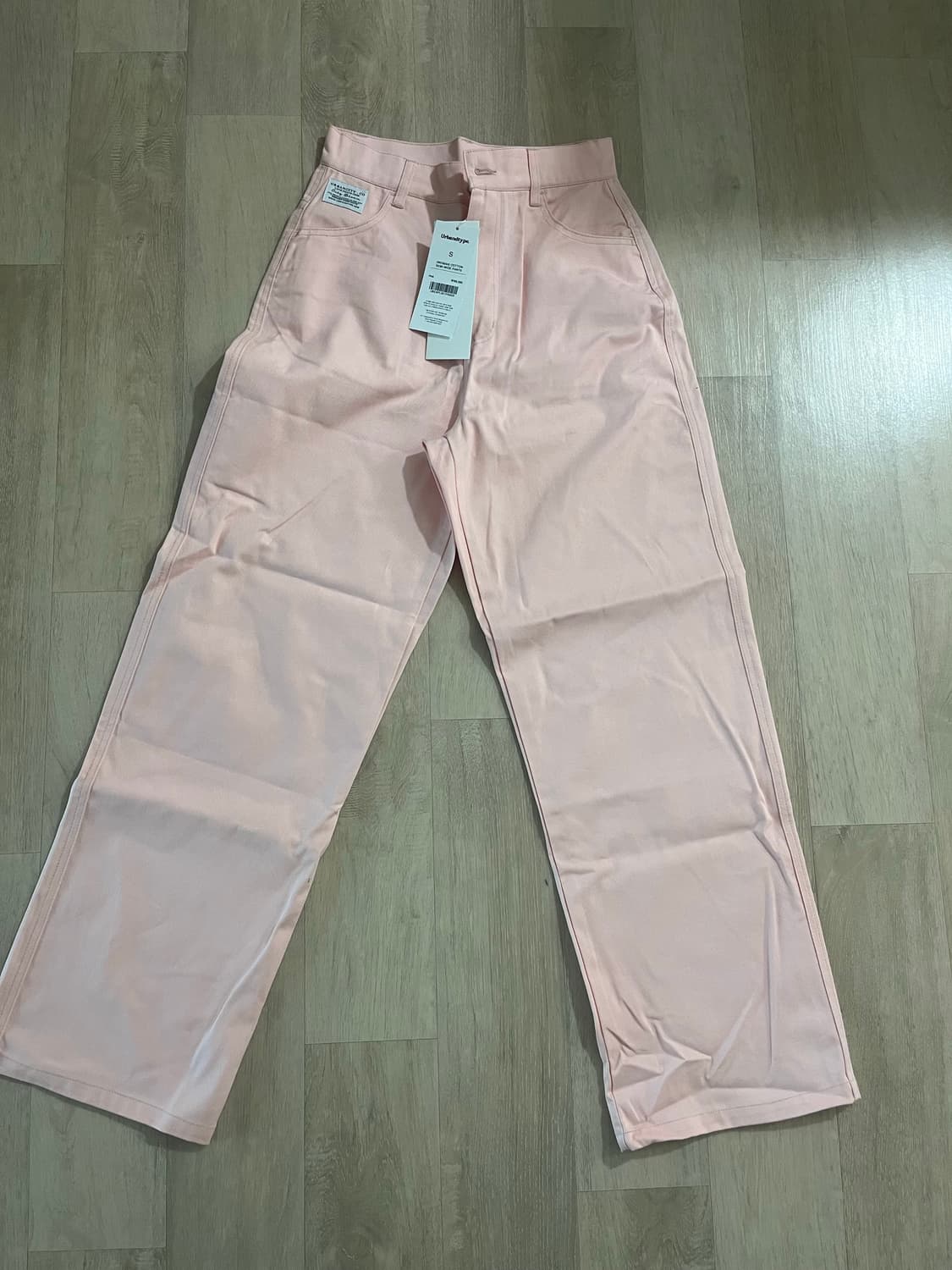 어반디타입 세미 코튼 와이드 팬츠 핑크! 상품이미지1