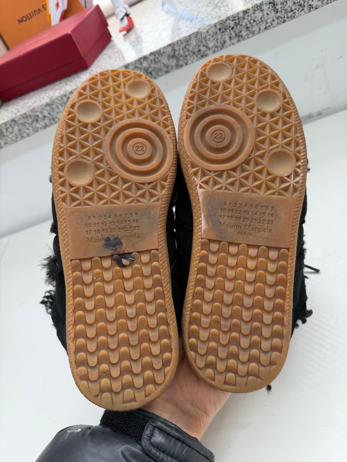 정품) 메종마르지엘라 백리스 독일군 뮬 스니커즈 36 상품이미지9