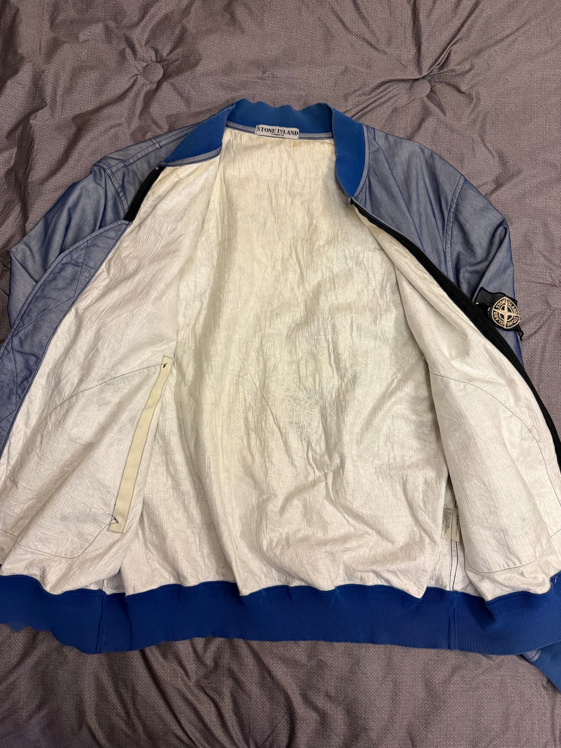 스톤아일랜드 08S/S SnowFlake 화이트 메쉬 와펜 자켓 상품이미지4