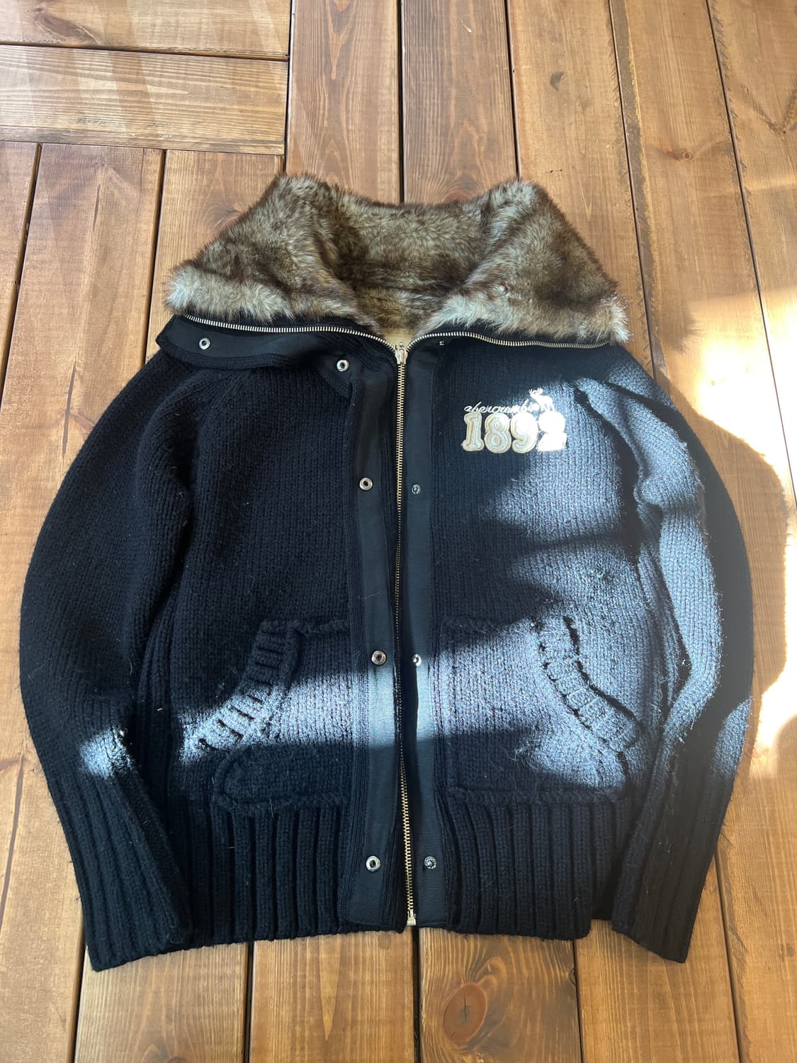 아베크롬비 니트 퍼 집업 상품이미지5