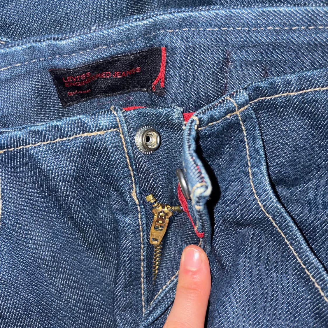 리바이스 엔지니어드 데님 청치마 롱스커트 상품이미지3