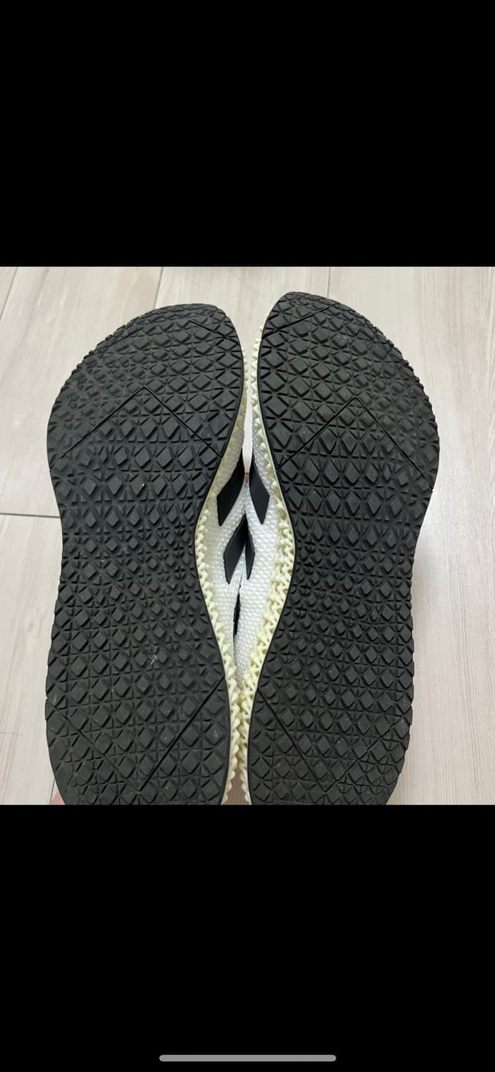 아디다스 4DFWD 화이트 블랙 280 사이즈 상품이미지6