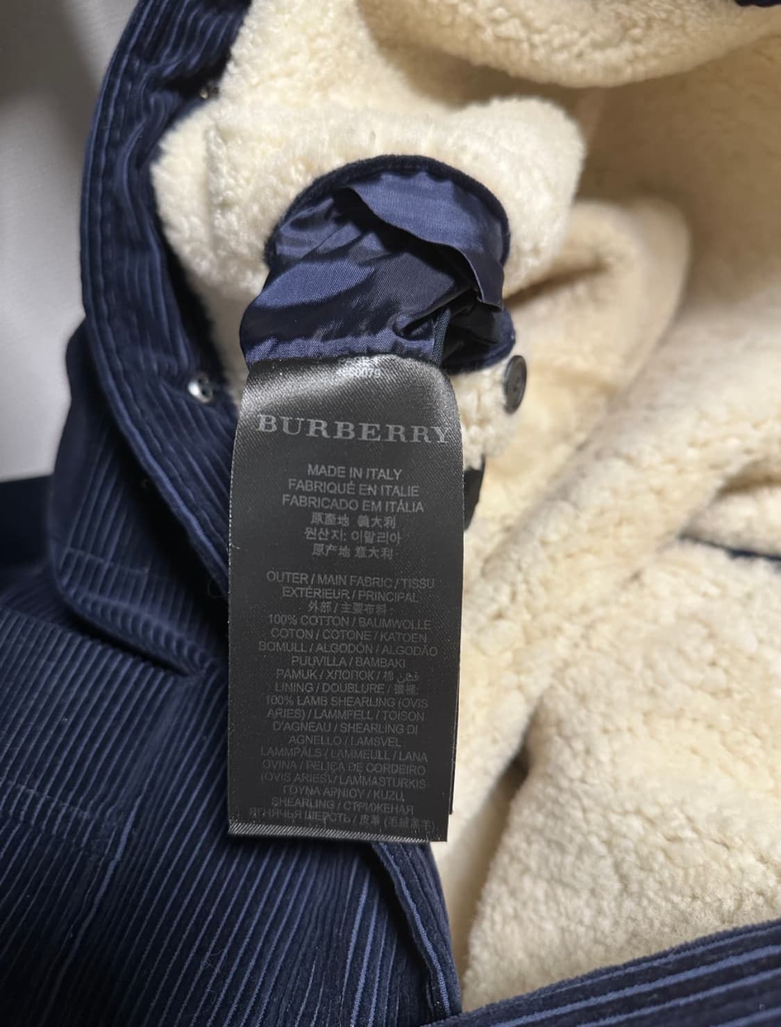 버버리 프로섬 코듀로이 쉐르파 자켓 52 상품이미지5