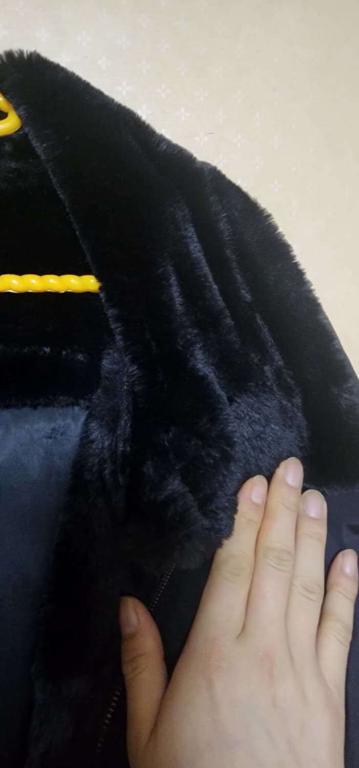 매긴 모피털 덕다운 오리털 패딩 새상품 88사이즈 상품이미지4