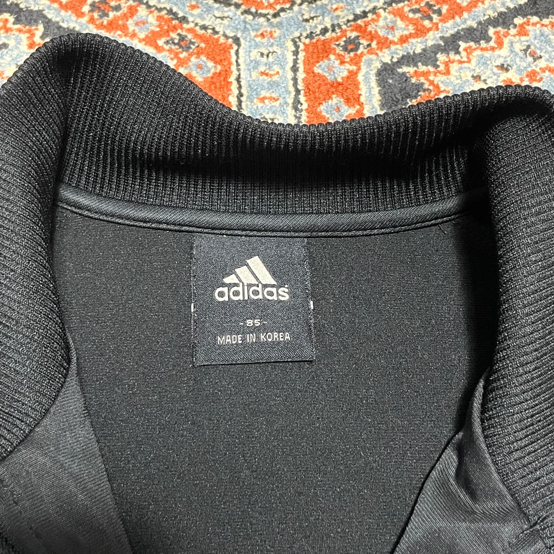  아디다스 삼선 비즈 스펠로고 블랙 집업져지 여성85 상품이미지3