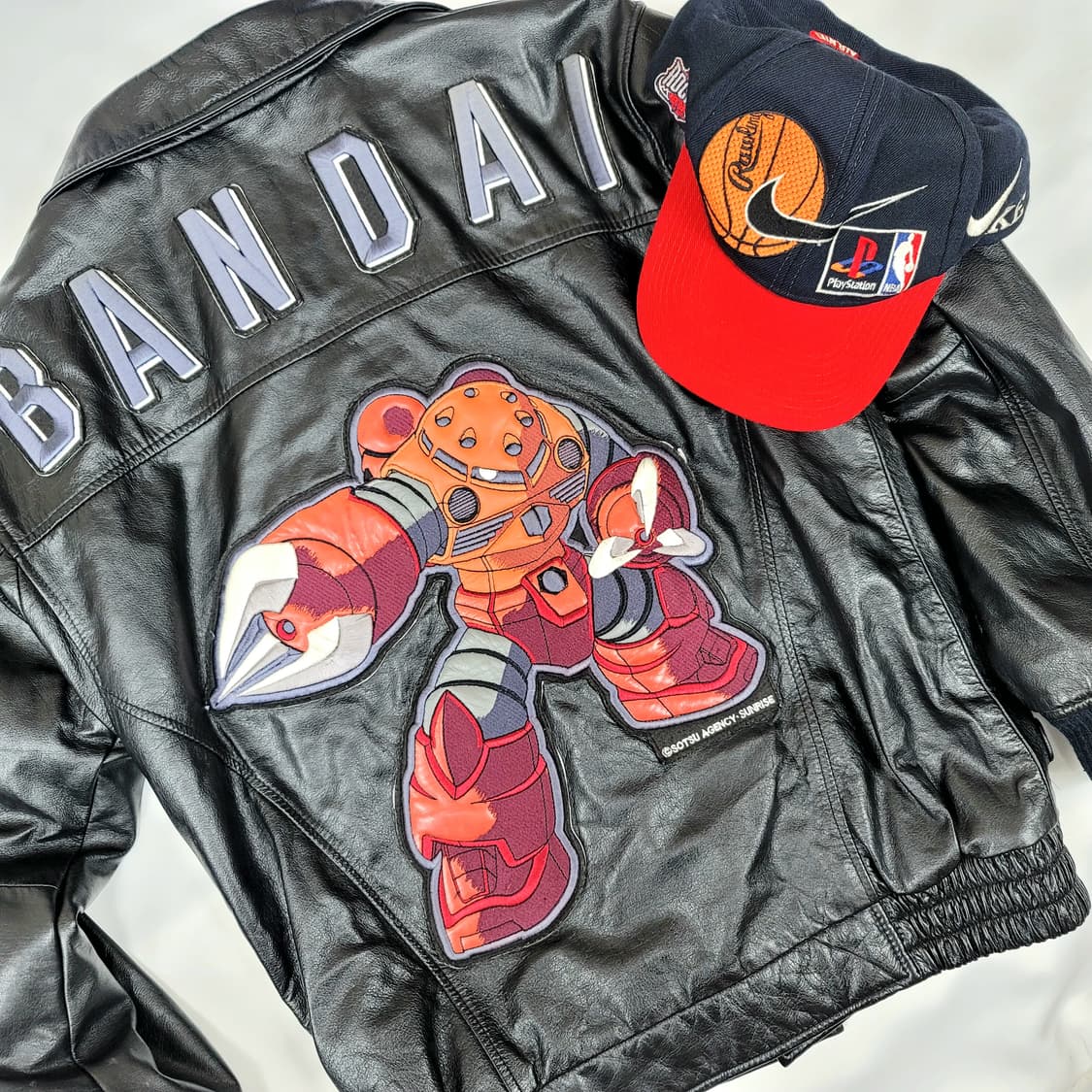 반다이가죽자켓 상품이미지1