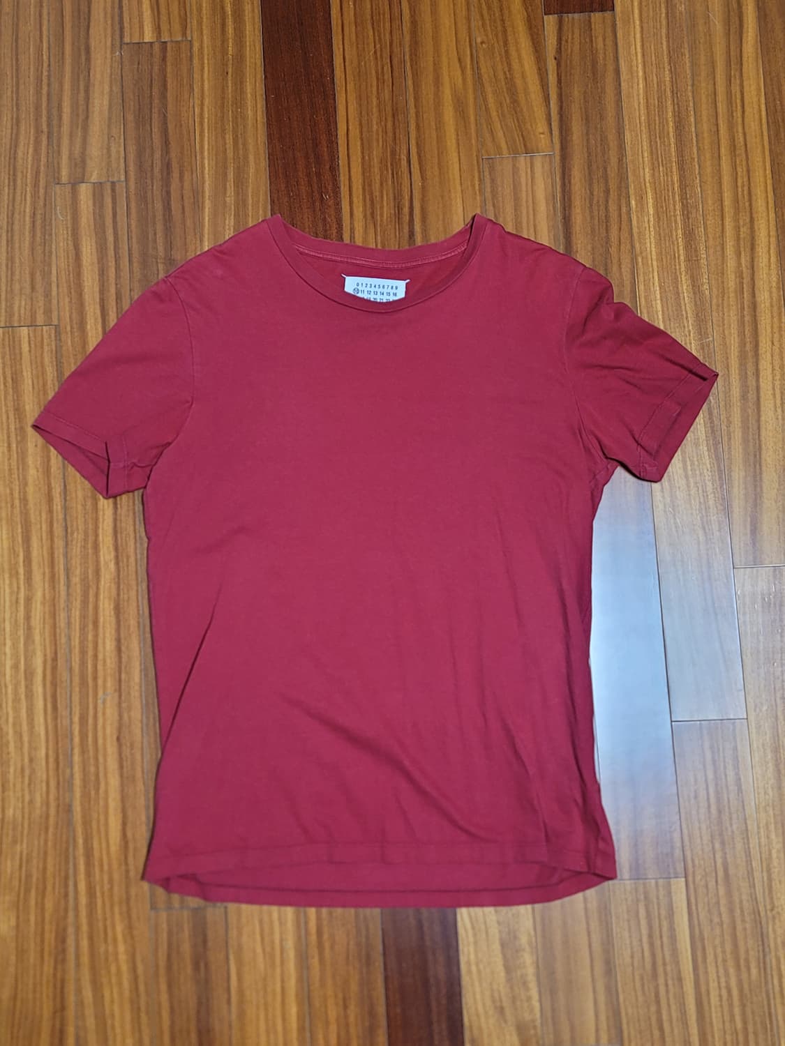 마르지엘라 버건디 티셔츠 상품이미지1