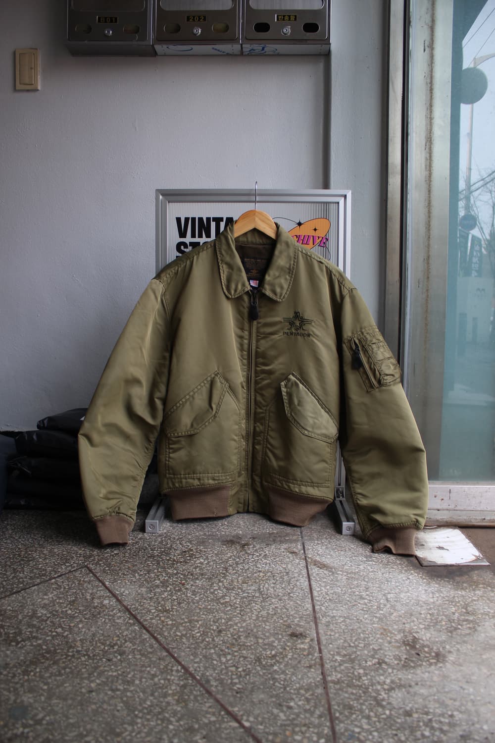 90s PENTAGON CWU-45/p USAF Flight Jacket 상품이미지1
