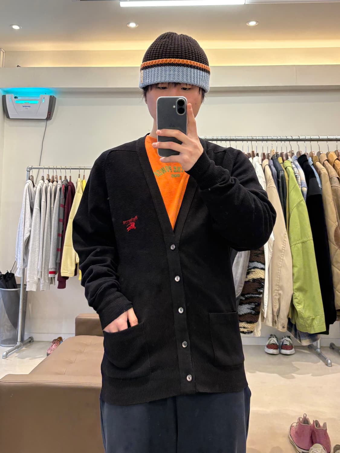 00s 버버리 브이넥 가디건 상품이미지9