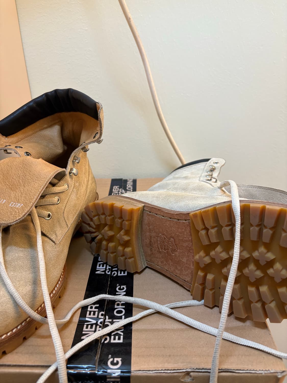 Italy 스웨이드 레더 헤리티지 워크 부츠 270 상품이미지6