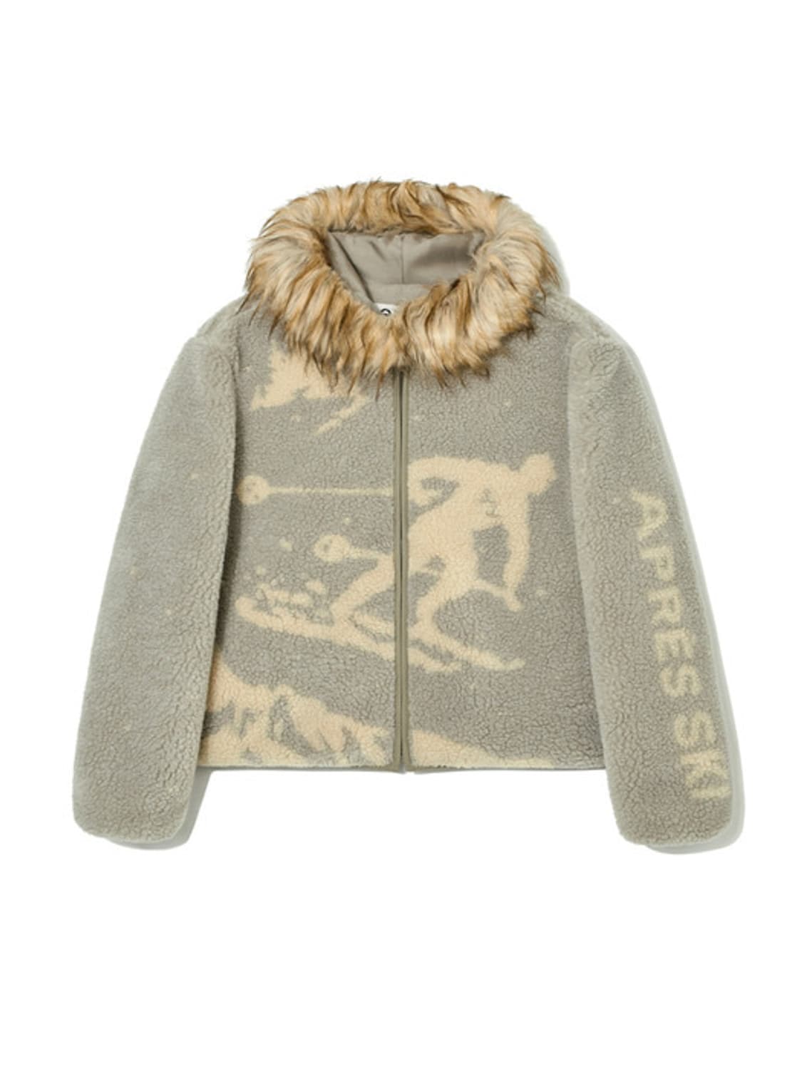 오픈와이와이 스킹 플리스 후디 자켓 민트 상품이미지2