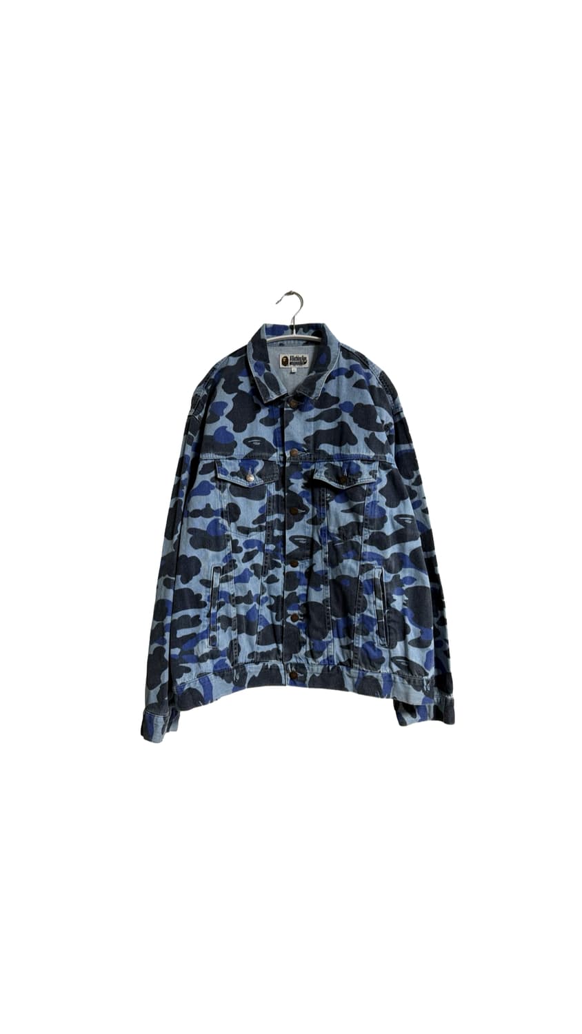 베이프 블루 카모 자켓 상품이미지1