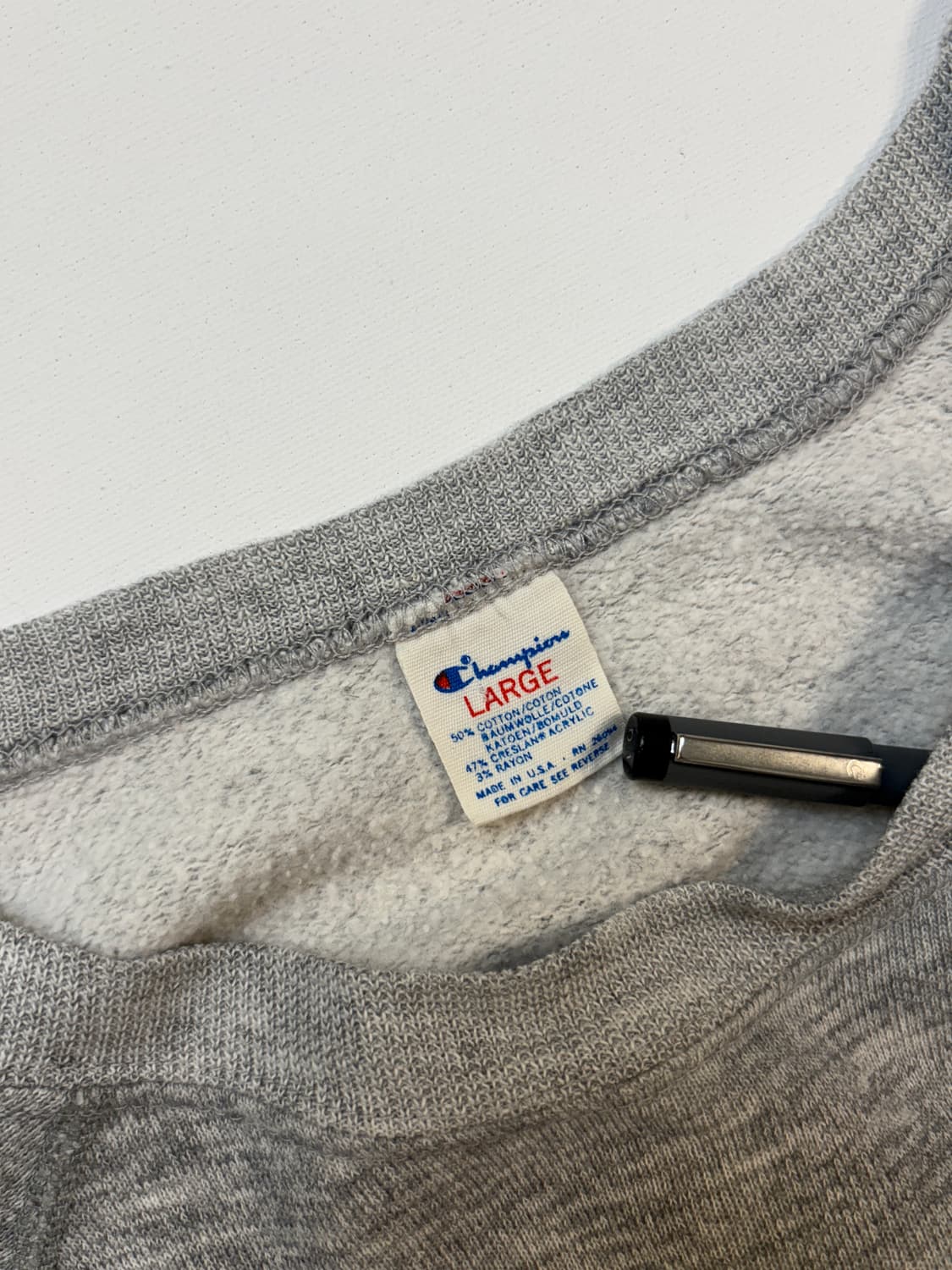 [L] 80s 챔피온 리버스위브 스웻셔츠 WISCONSIN Badger 상품이미지3