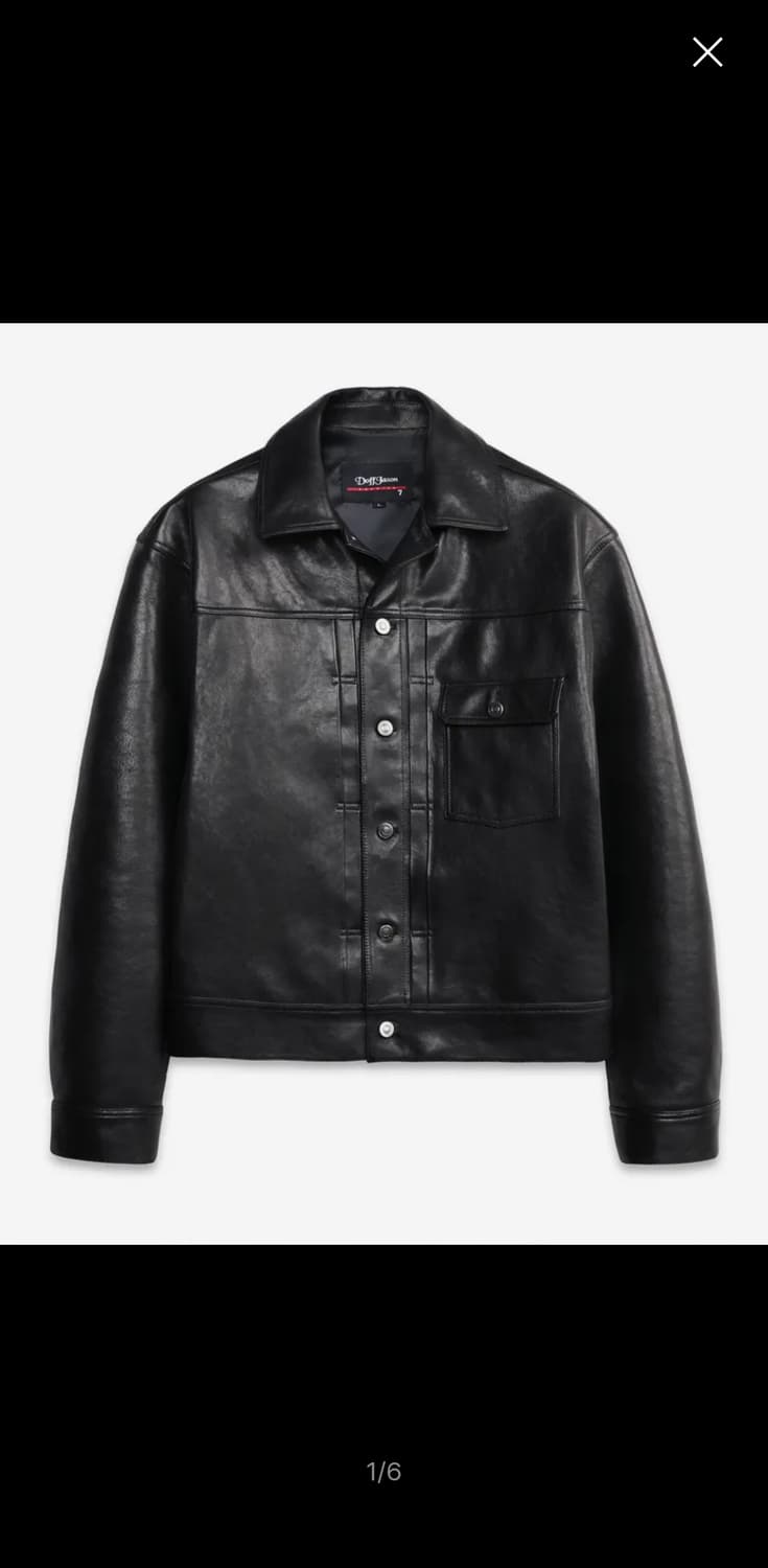 도프제이슨 프리미엄 베지터블 스터드 트러커 자켓 상품이미지2