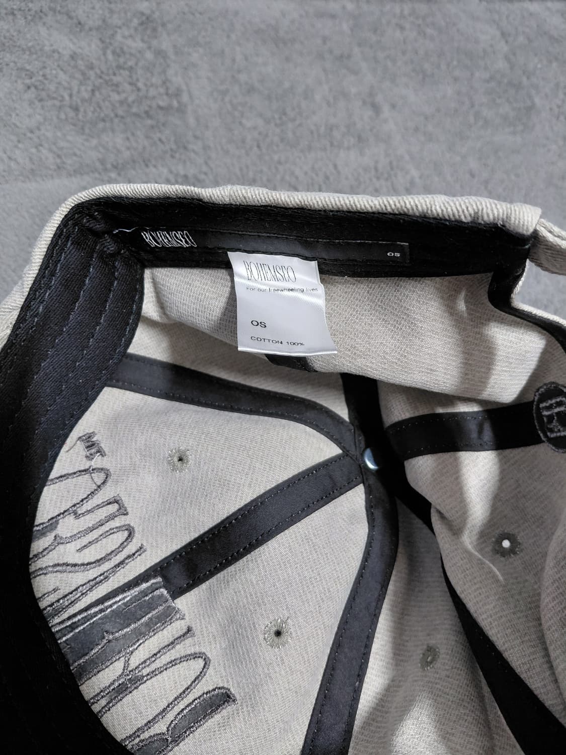 보헤미안 서울 시그니처 로고 볼캡 상품이미지3