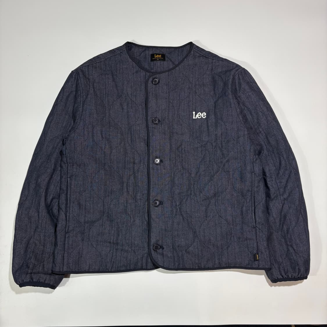 리 노카라 데님 퀼팅 자켓 상품이미지1