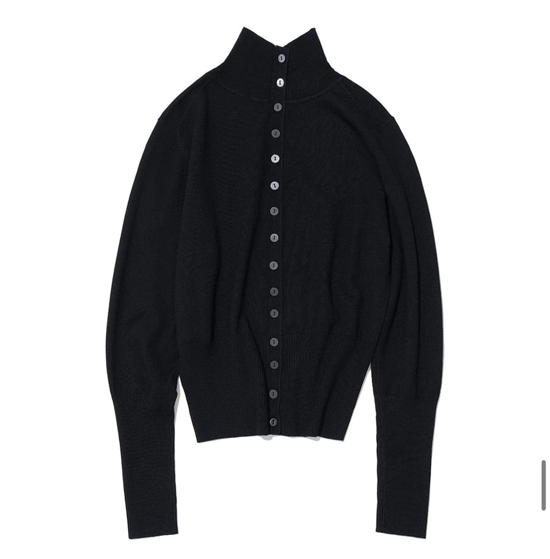 파르티멘토 우먼 하이넥 2way 백 버튼 니트 탑 팔로마울 상품이미지6