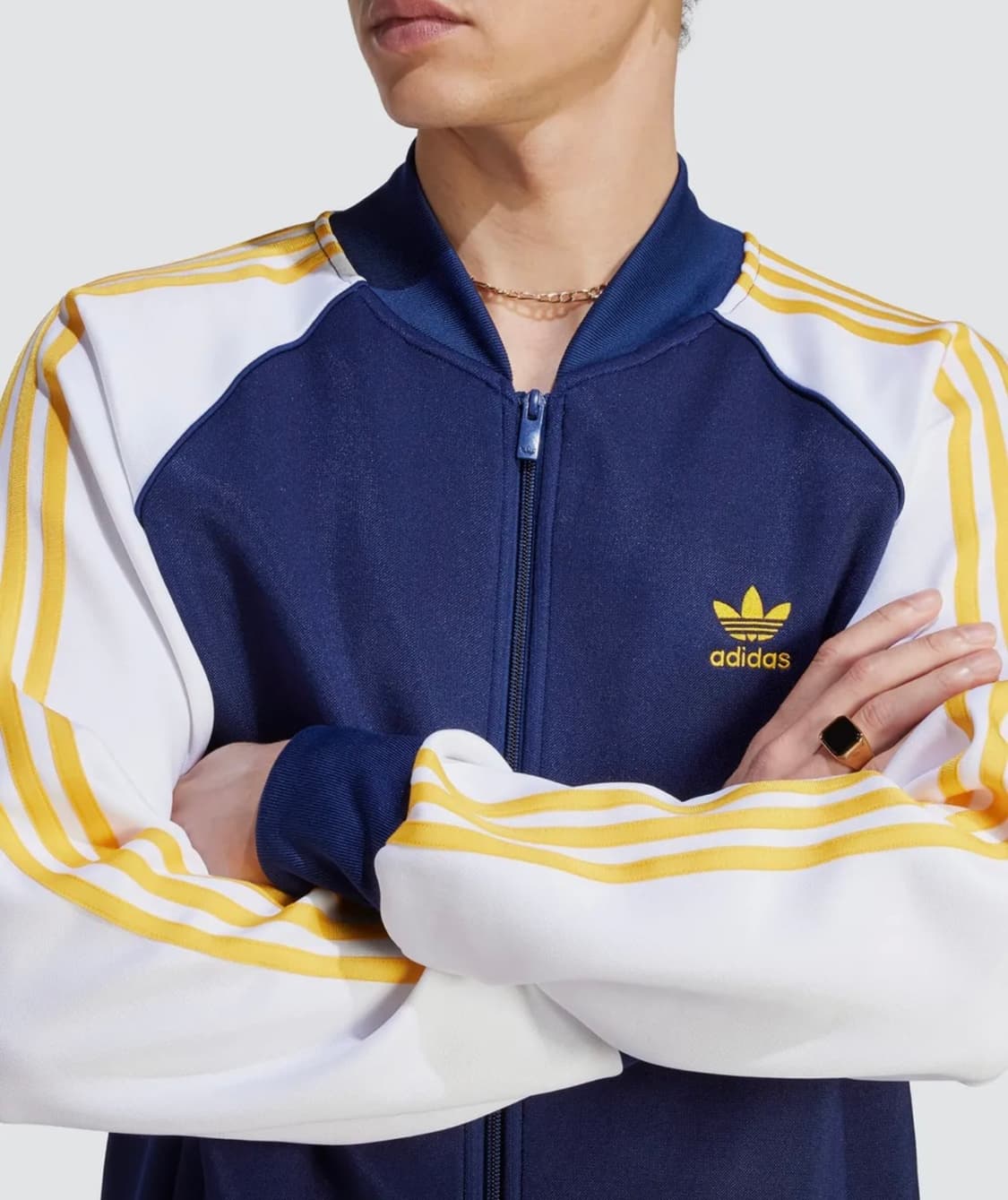 아디다스 SST 트랙탑 - 네이비:옐로우 / IM4460 상품이미지4