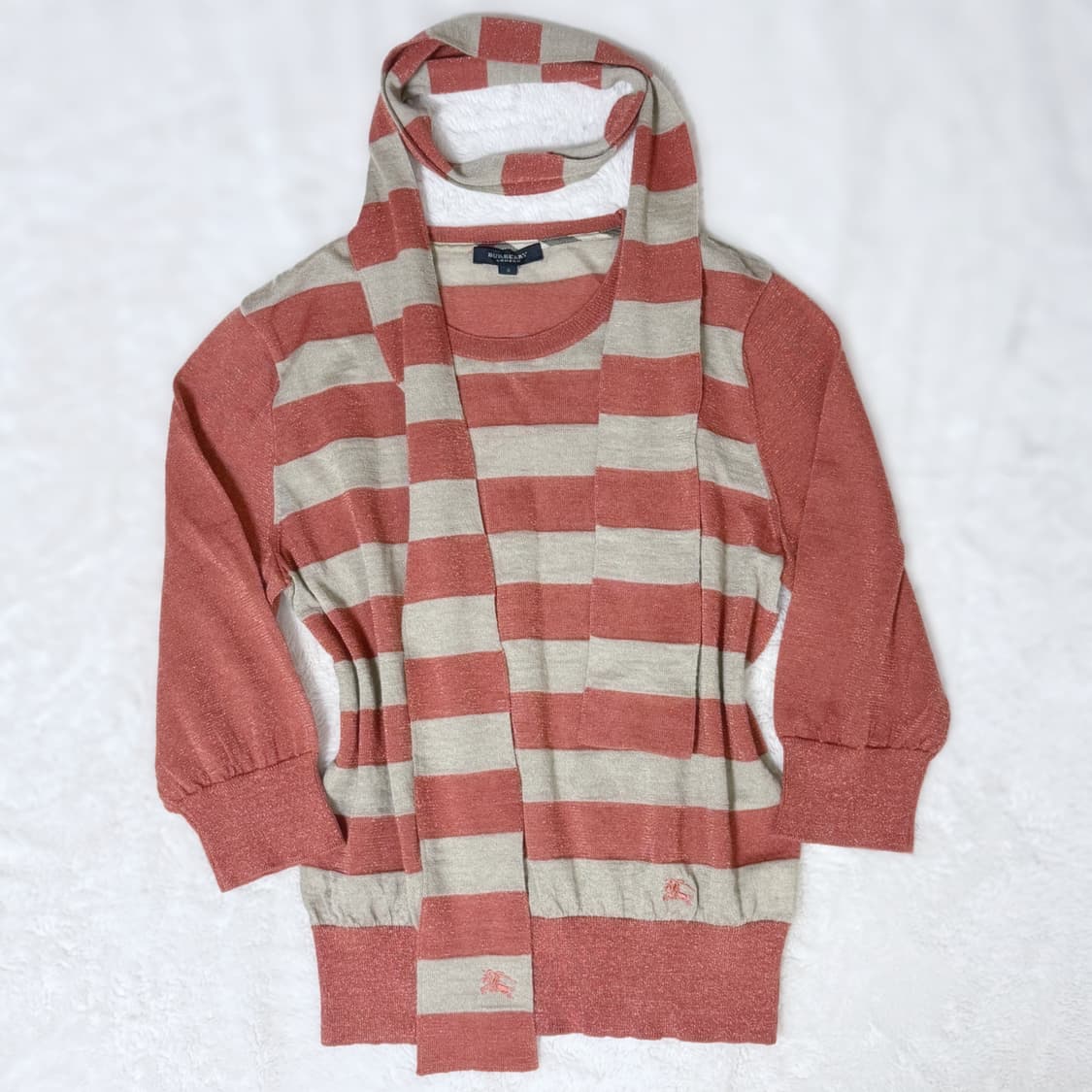 Burberry 버버리 모리걸 오네갸루 스카프 니트 셋업 ≽^•⩊•^≼ 상품이미지1
