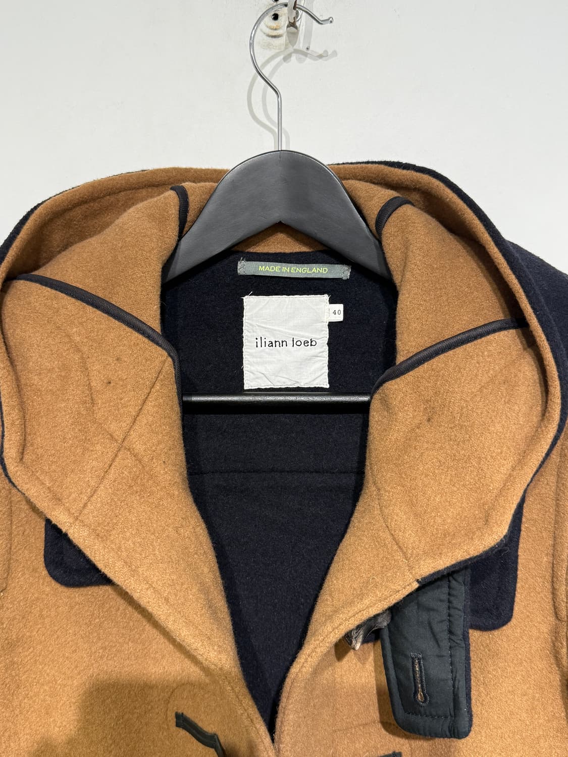 ilian loeb (일리안 로엡) 배색 울 떡볶이 코트  상품이미지7