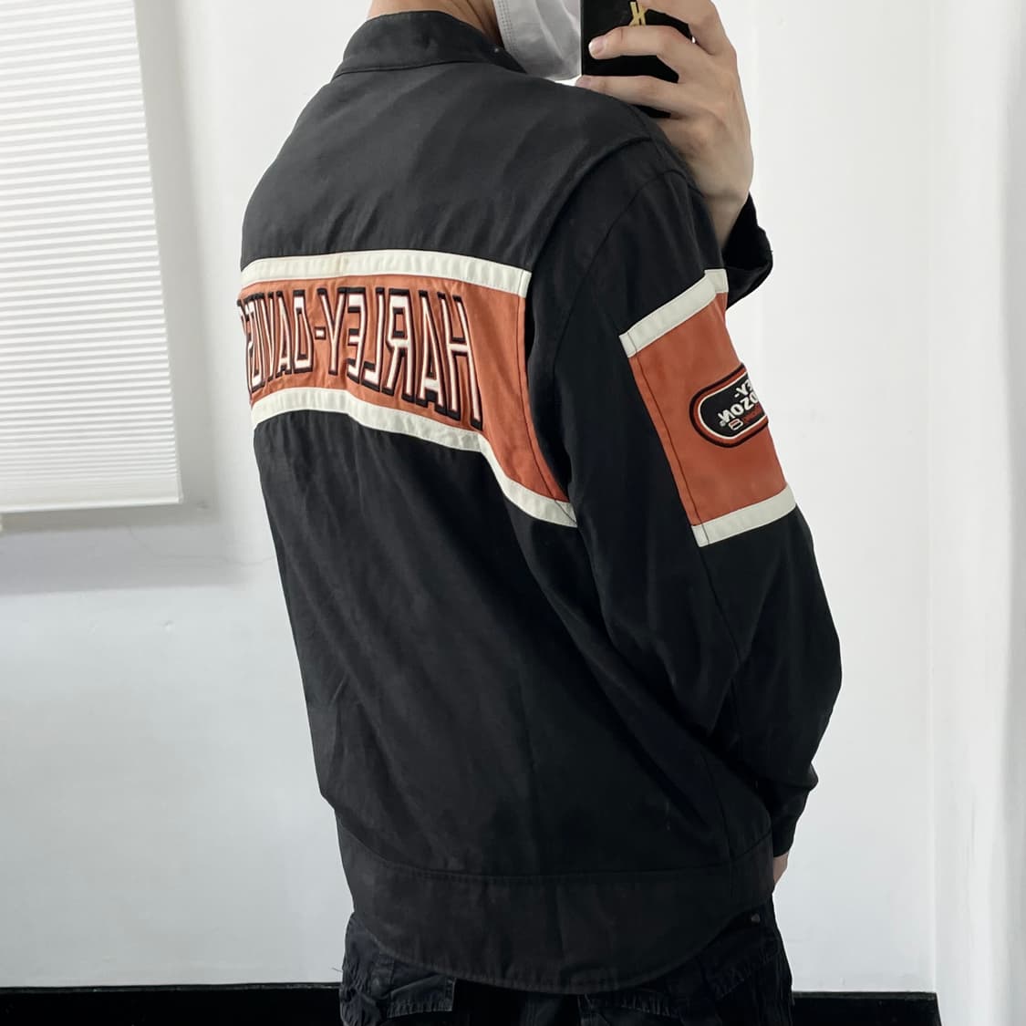 할리데이비슨 패치워크 레이싱 자켓 상품이미지2