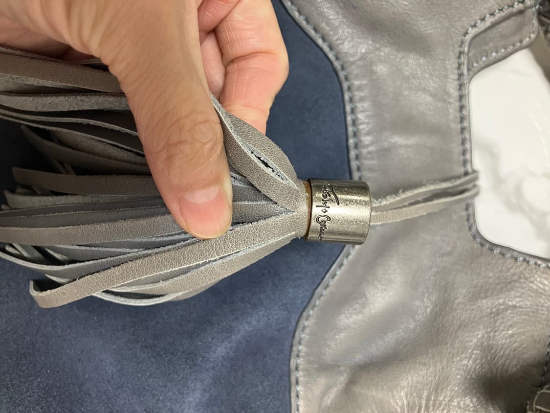 Foly + Corina 스웨이드 미니 시티백 토트백 폴드 크로스백 상품이미지5