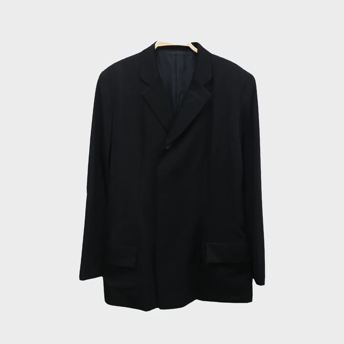 요지 야마모토 울 혼방 싱글 자켓 59970 상품이미지1