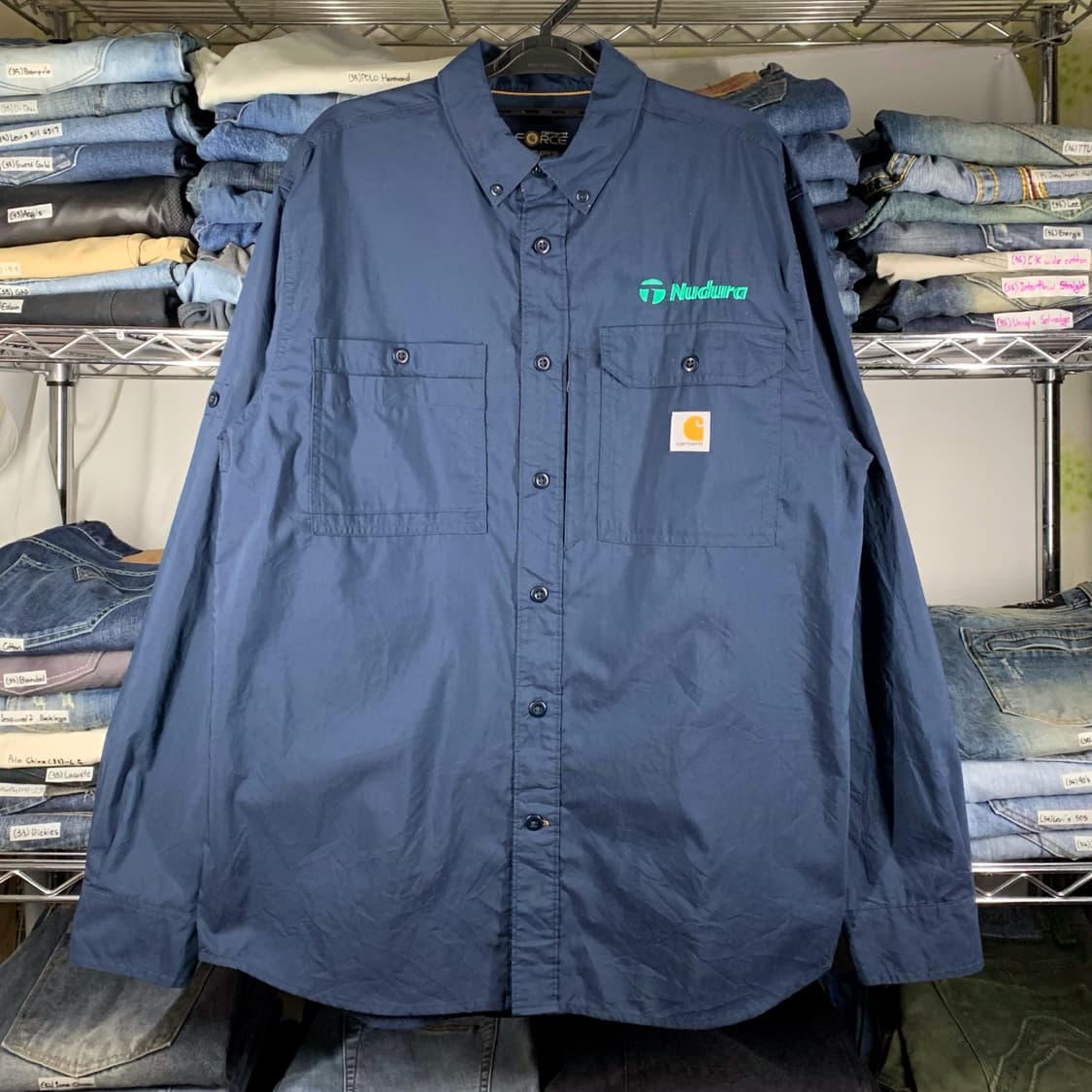 [M] 칼하트 포스 릴렉스드핏 쿨 워크셔츠 상품이미지2