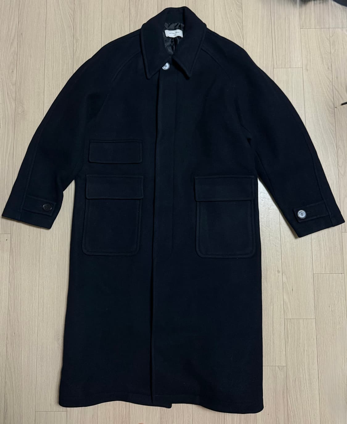 애프터프레이(AFTER PRAY) 발마칸 코트 네이비 L 상품이미지1