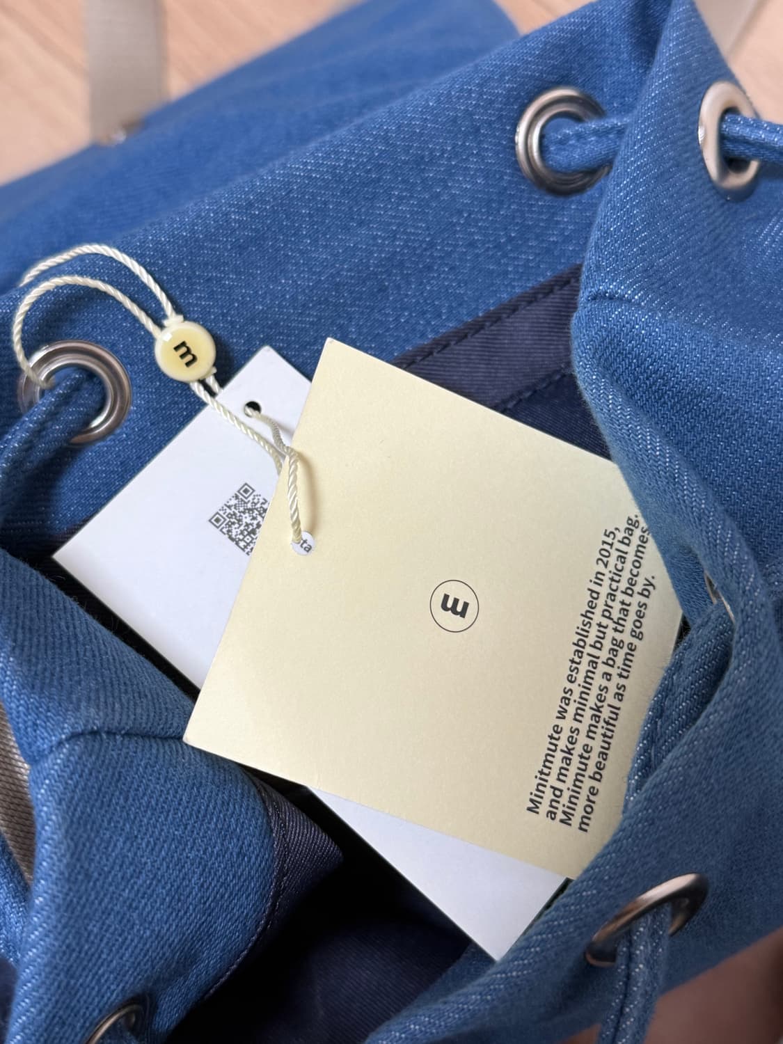 미닛뮤트 데님 백팩 상품이미지3