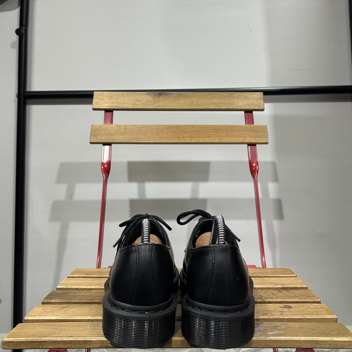 UK7) 닥터마틴 로퍼 남성 남자 구두 1461 모노 블랙 14345 상품이미지4